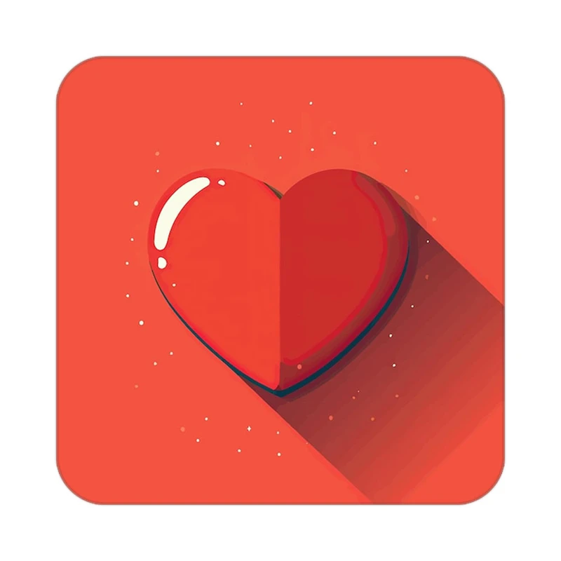 زیر لیوانی کاکتی طرح عاشقانه مدل mp37366