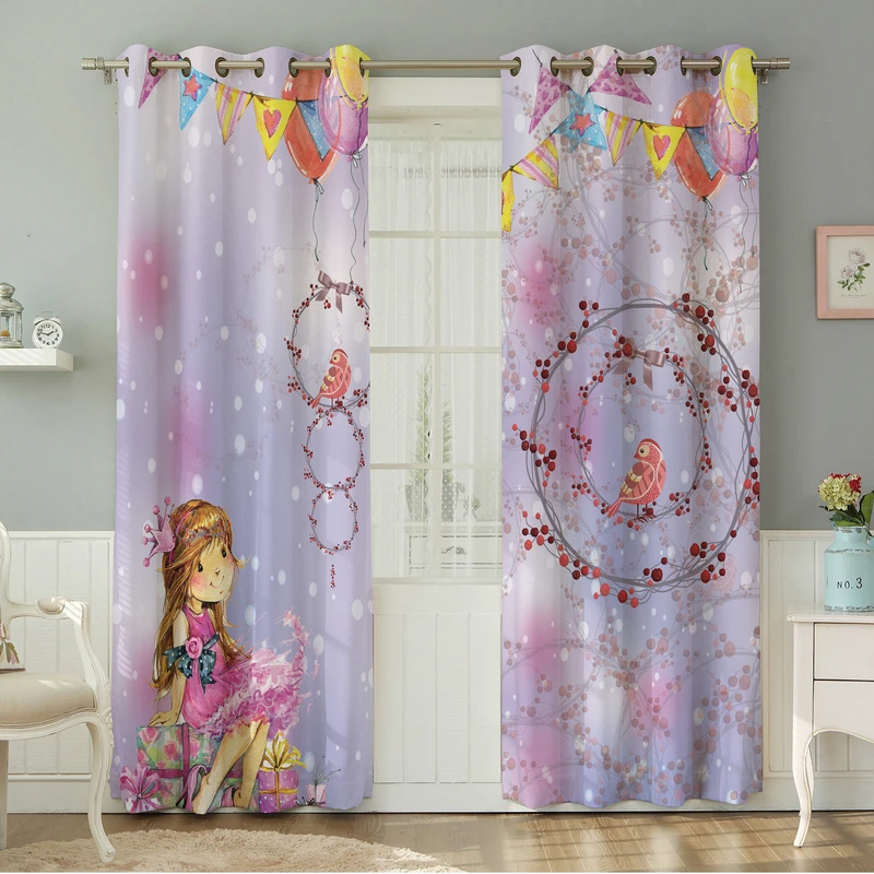 پرده نیروانا طرح کودک  مدل هازان کد 8276 سایز 140×280 سانتی متر