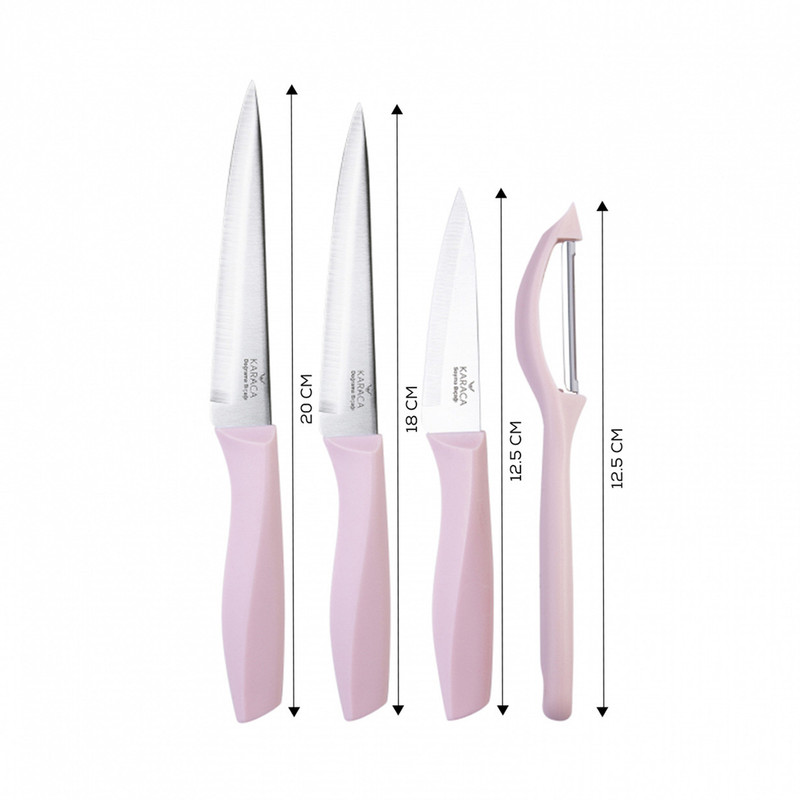 ست چاقو 4 پارچه کاراجا مدل Peel