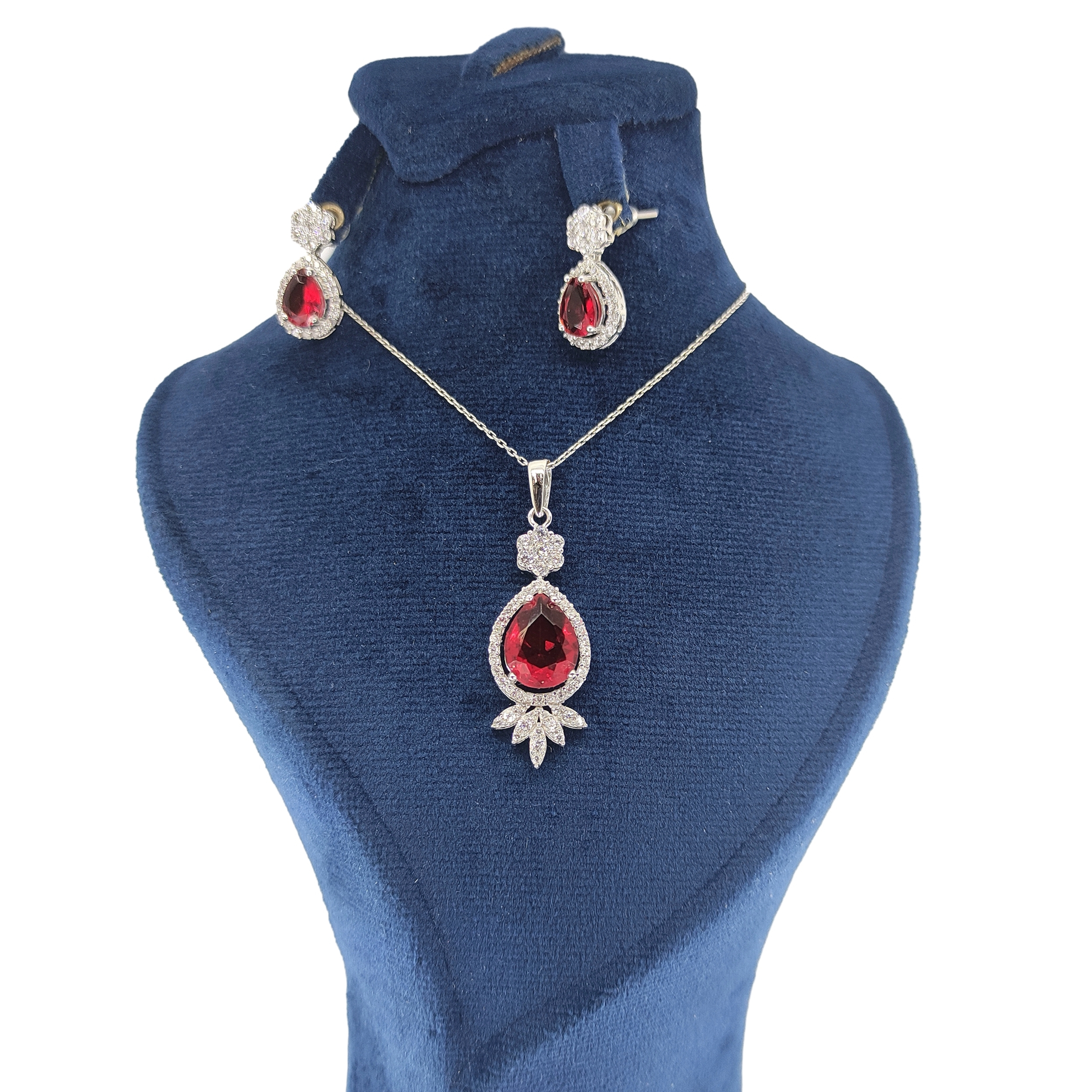 نیم ست طلا 18 عیار زنانه افرا مدل 357116