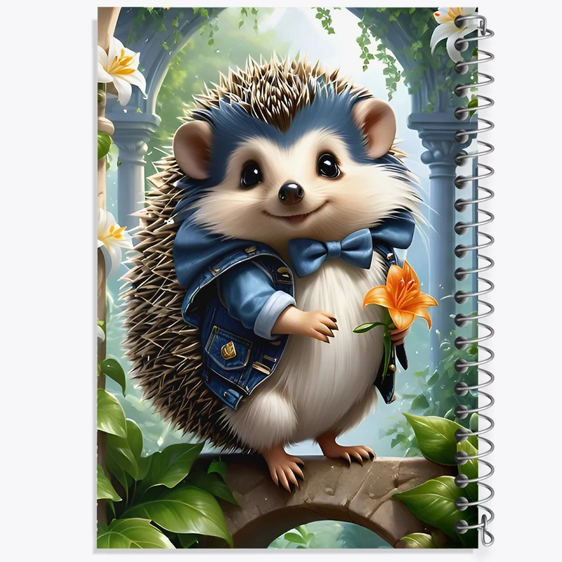 دفتر نقاشی 50 برگ خندالو طرح جوجه تیغی کد F6752