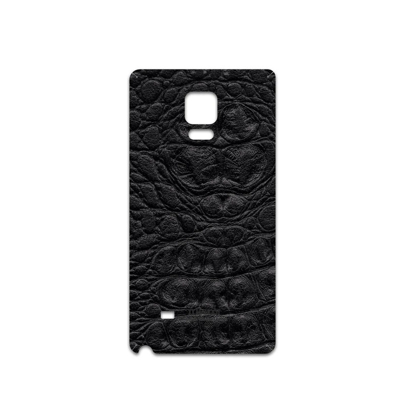 برچسب پوششی ماهوت مدل Black-Crocodile-Leather مناسب برای گوشی موبایل سامسونگ Galaxy Note Edge