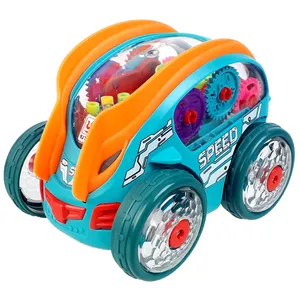 ماشین بازی وای جی تویز مدل چرخ دنده ای موزیکال ملق زن STUNT Tipper چراغدار کد YJ388-68