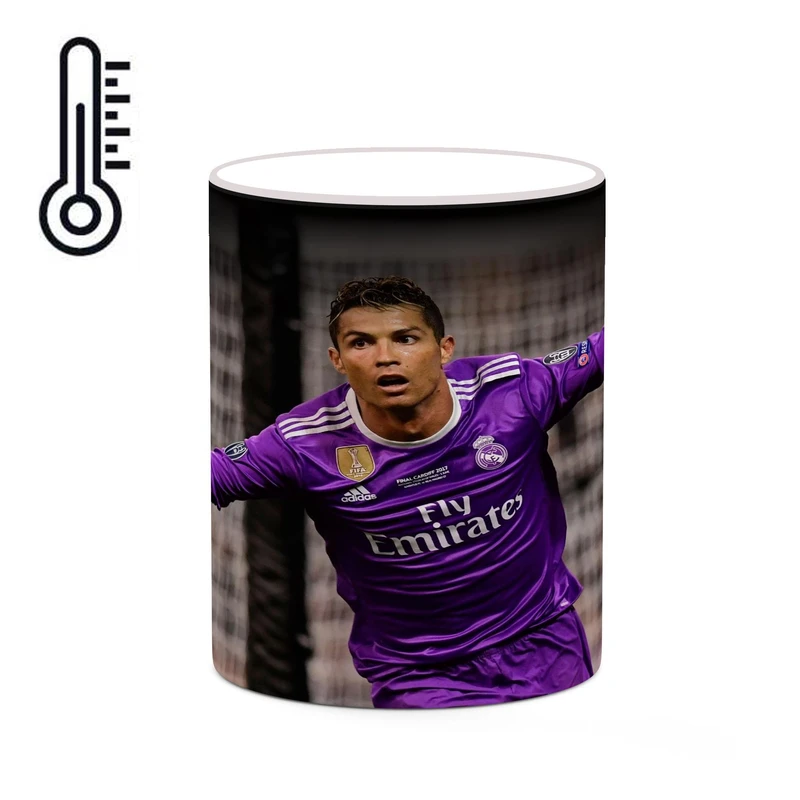ماگ حرارتی کاکتی طرح Ronaldo رونالدو مدل mgh42981