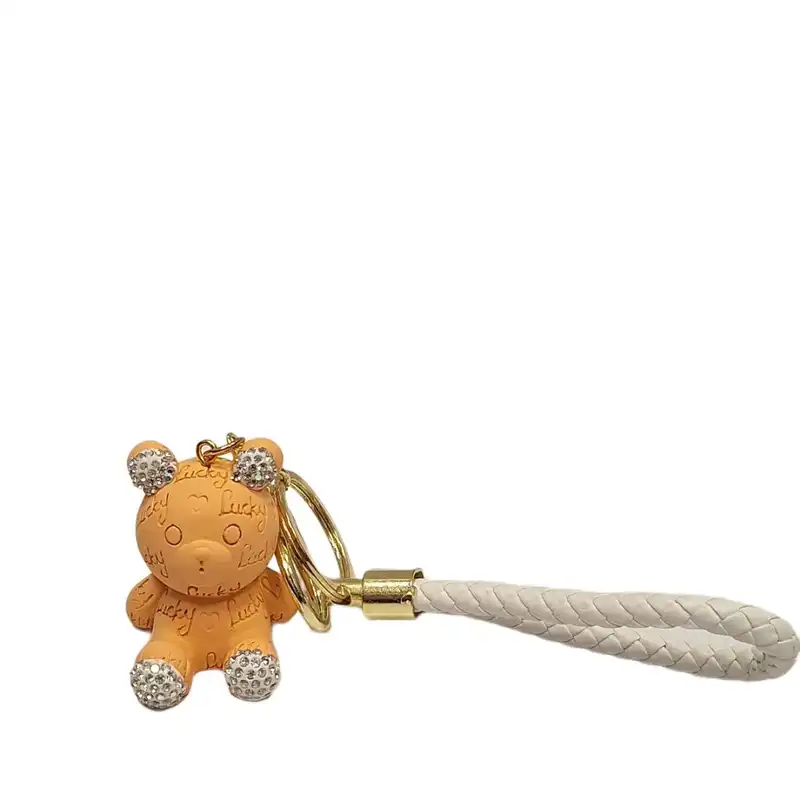 جاکلیدی زنانه مدل خرس نگین دار