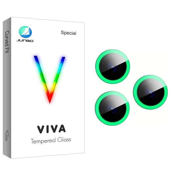 محافظ لنز گوشی جانبو مدل Viva GlassBLACKLIGHT مناسب برای گوشی موبایل اپل iPhone 13 pro max