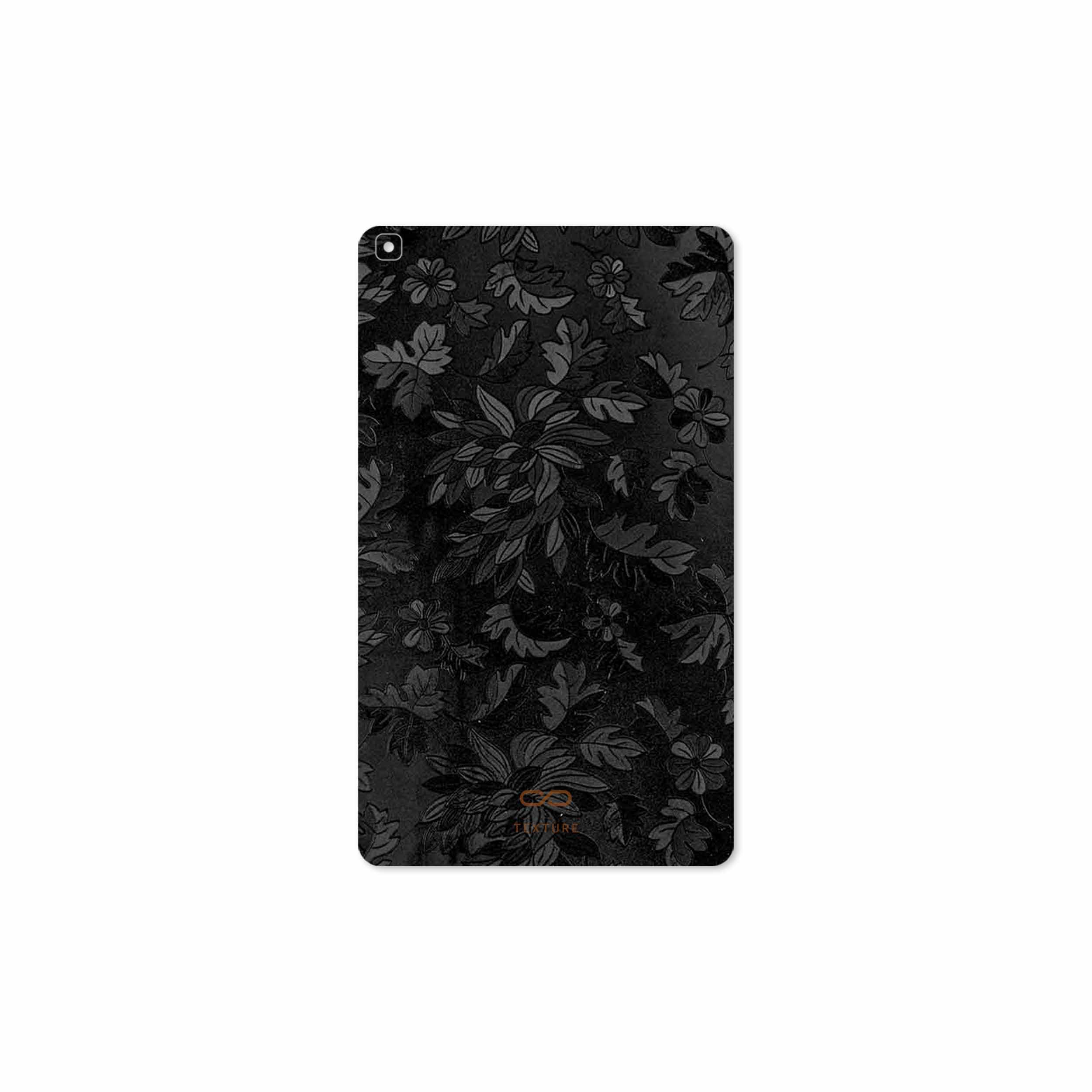تصویر برچسب پوششی ماهوت مدل Black-Wildflower مناسب برای تبلت سامسونگ Galaxy Tab A 8.0 2019 T295