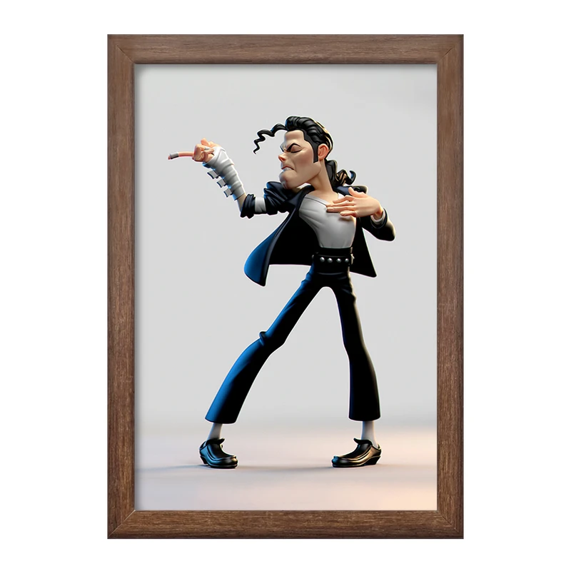 تابلو خندالو طرح مایکل جکسون (Michael Jackson) کد F397