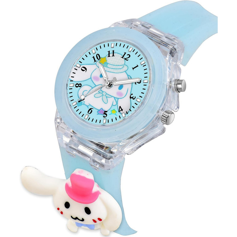 ساعت مچی عقربه ای بچگانه مدل چراغدار موزیکال کد 4 ساعت مچی عقربه ای بچگانه مدل چراغدار موزیکال کد 4