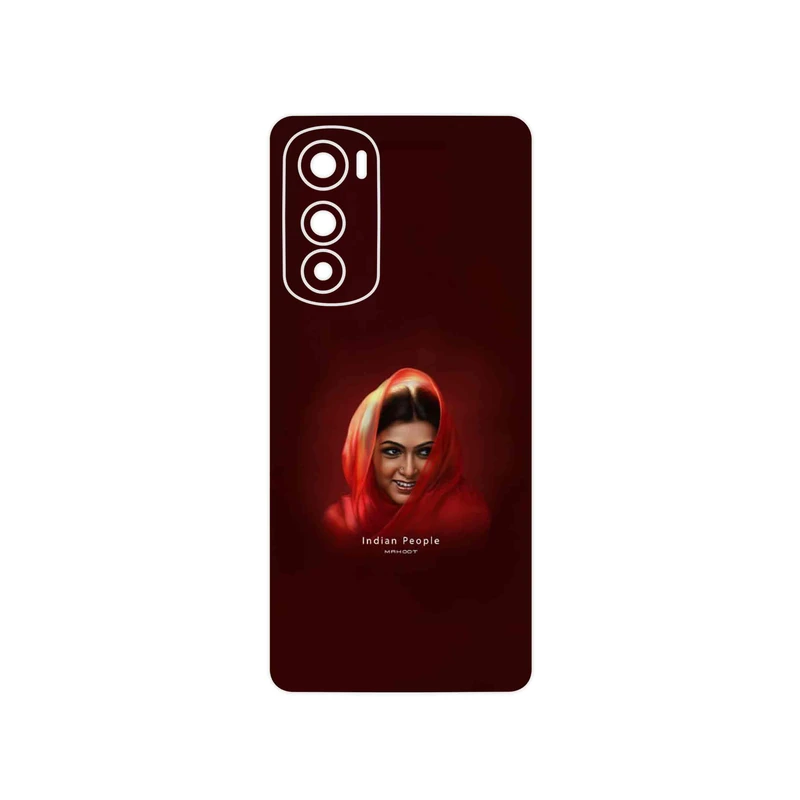 برچسب پوششی ماهوت مدل Portrait of an Indian Woman مناسب برای گوشی موبایل موتورولا Edge 30