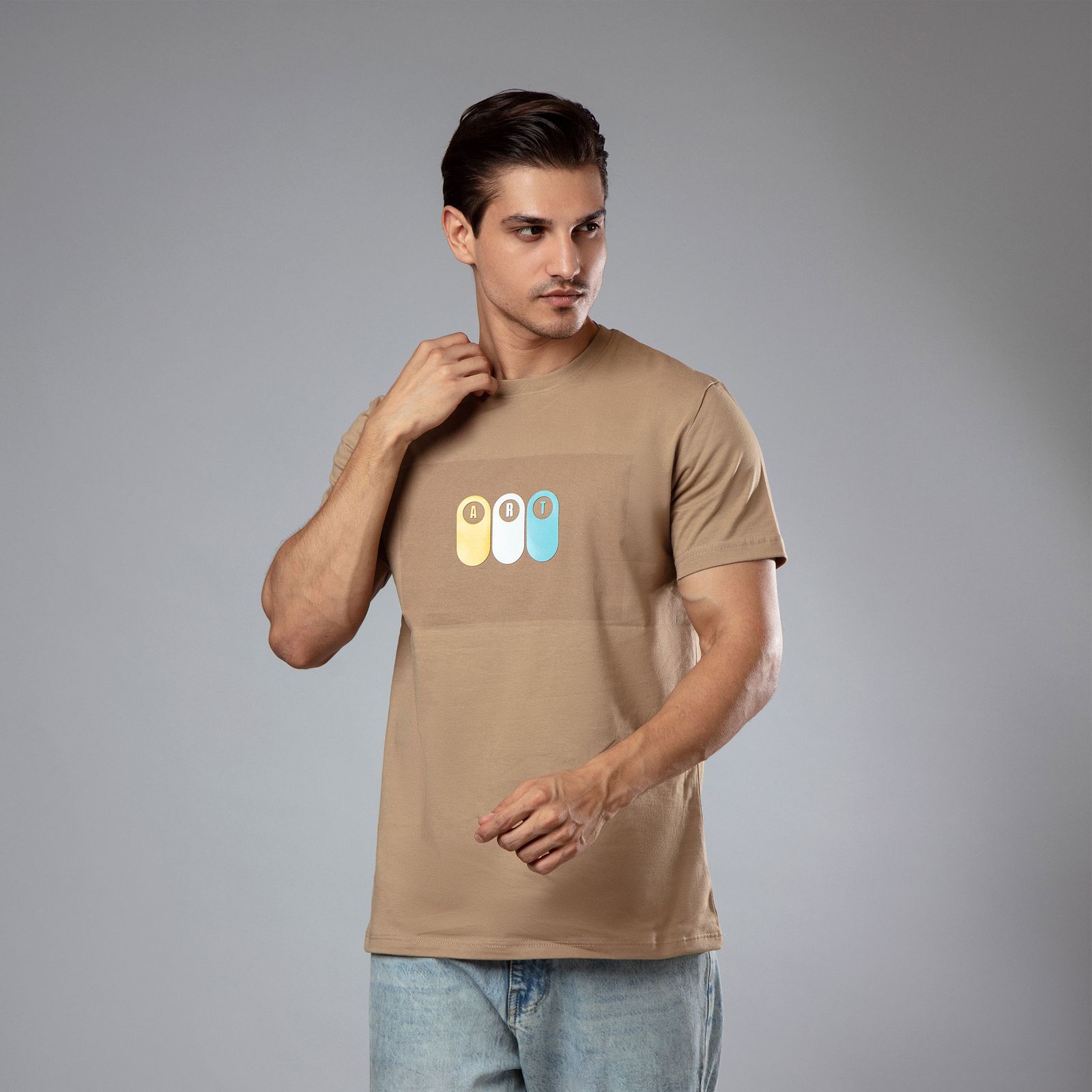 تی شرت آستین کوتاه مردانه باینت مدل 558-2 -  - 1