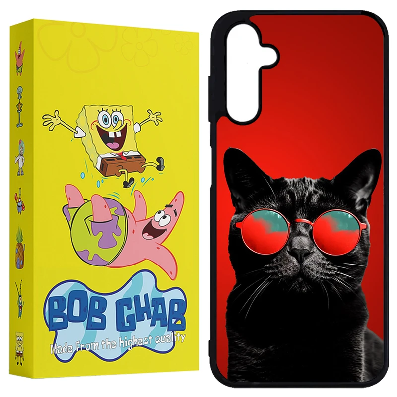 کاور باب قاب طرح گربه مدل BCPA25 مناسب برای گوشی موبایل سامسونگ Galaxy A25