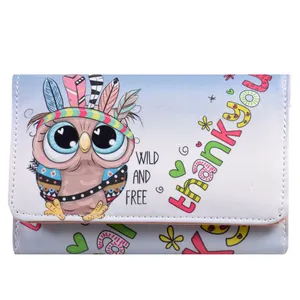 کیف پول دخترانه مدل جغد کد 7273