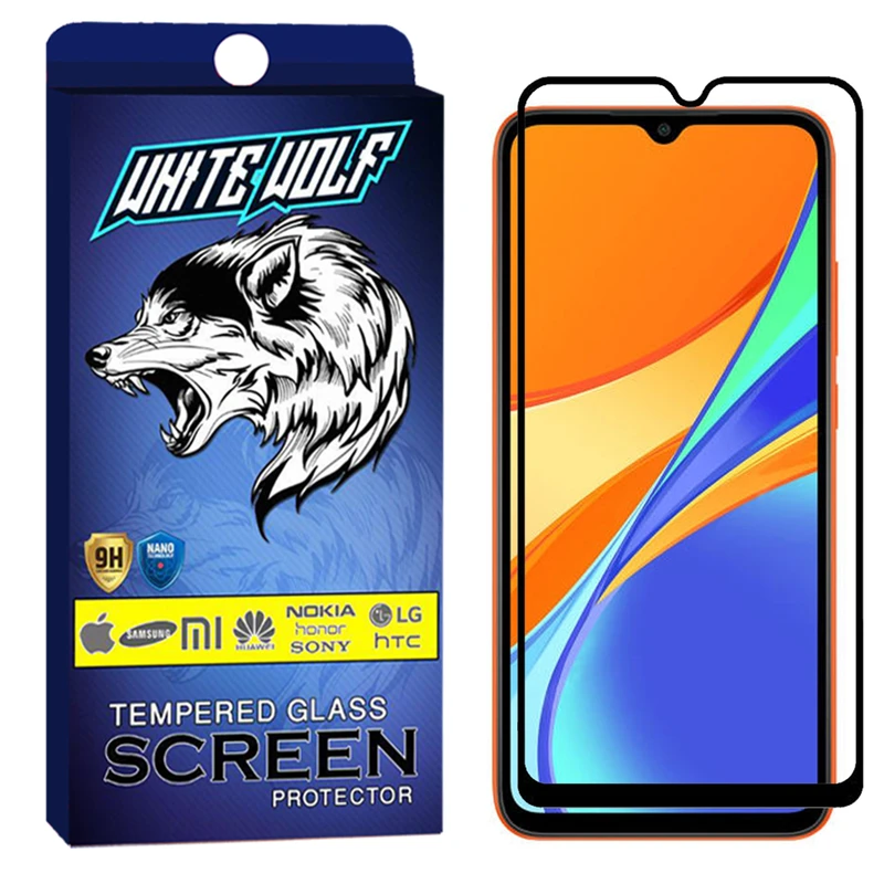محافظ صفحه نمایش وایت ولف مدل WGF2 مناسب برای گوشی موبایل شیائومی Redmi 9C
