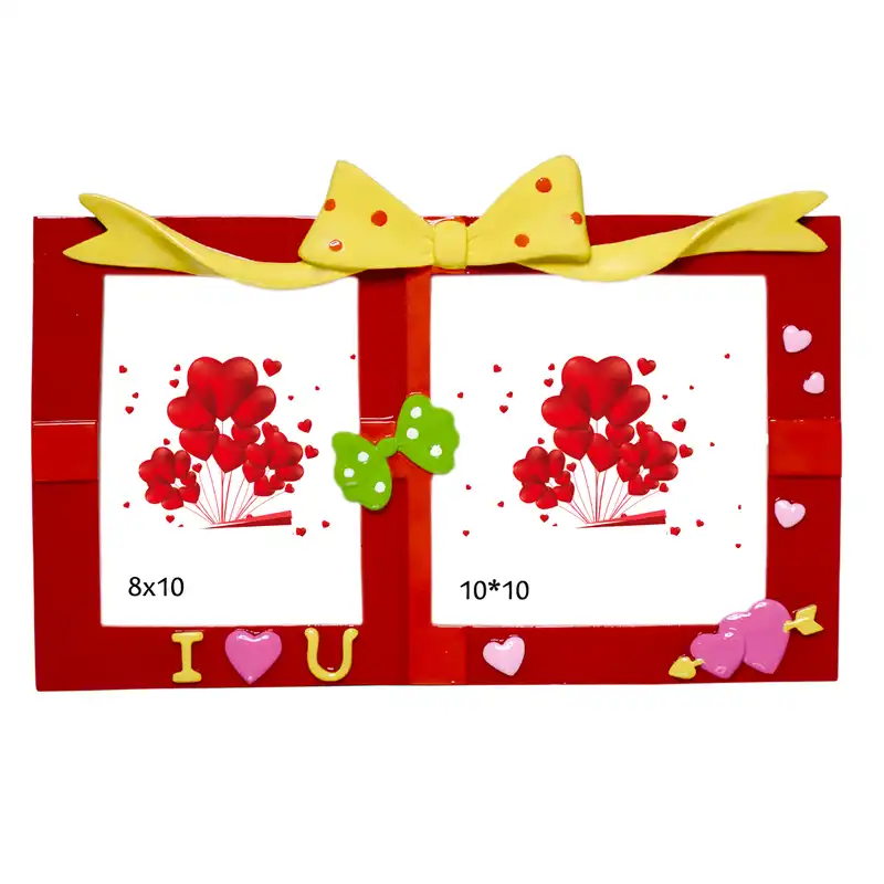 قاب عکس کودک مدل پاپیون دو عکس