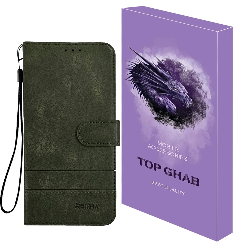 کیف کلاسوری تاپ قاب مدل CCOLOR مناسب برای گوشی موبایل شیائومی Poco C40 به همراه بندآویز