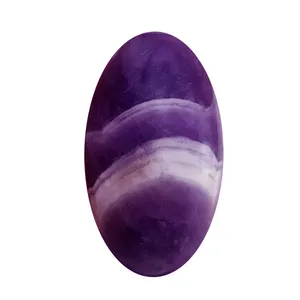 سنگ زینتی آمیتیست مدل نگین دامله کد RTM-AM10