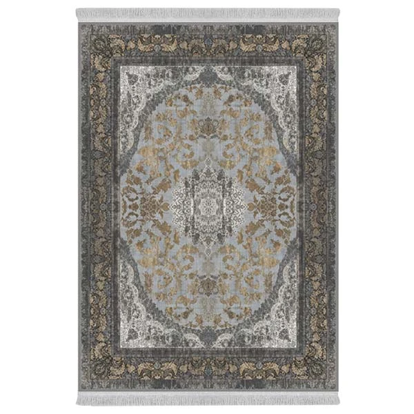 فرش پارچه‌ای دفه مدل فرشینه هازان مخمل طرح فانتزی کد 3023