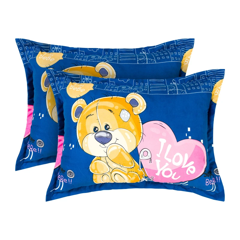 روبالشی آدنو مدل خرس کوچولو کد MC13 سایز 70x50 سانتی متر بسته 2 عددی