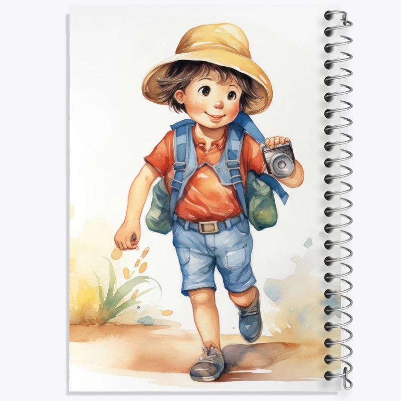 دفتر لیست خرید 50 برگ خندالو طرح پسر عکاس کد N2214