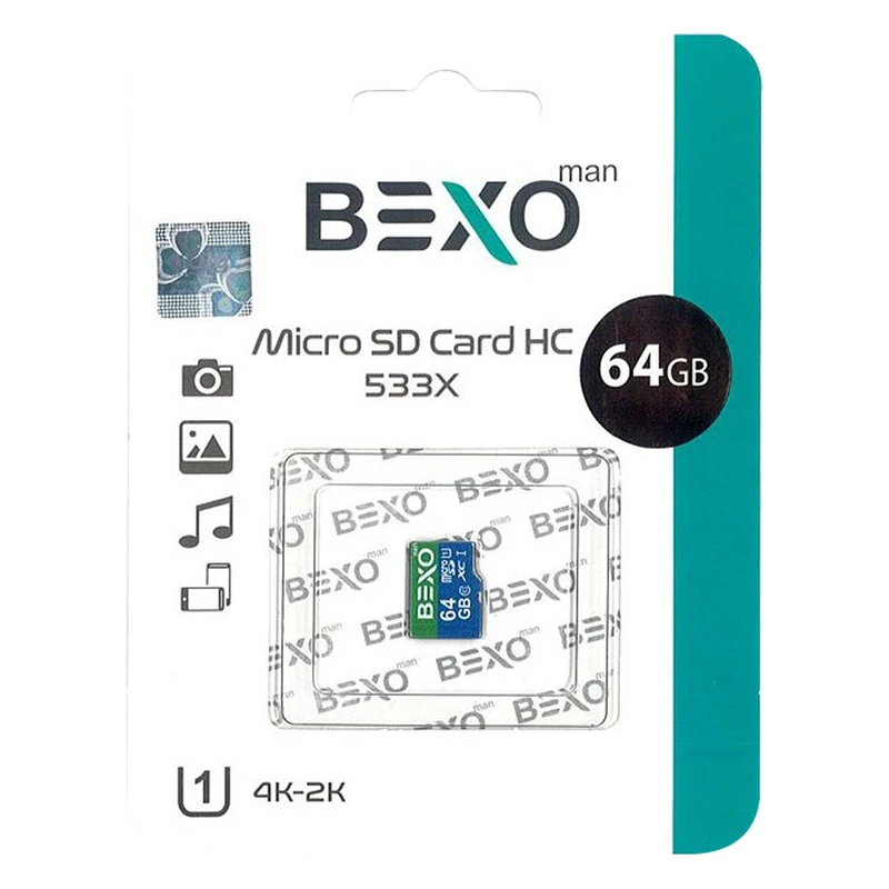 کارت حافظه‌ microSD بکسو مدل HC53X man ظرفیت 64 گیگابایت