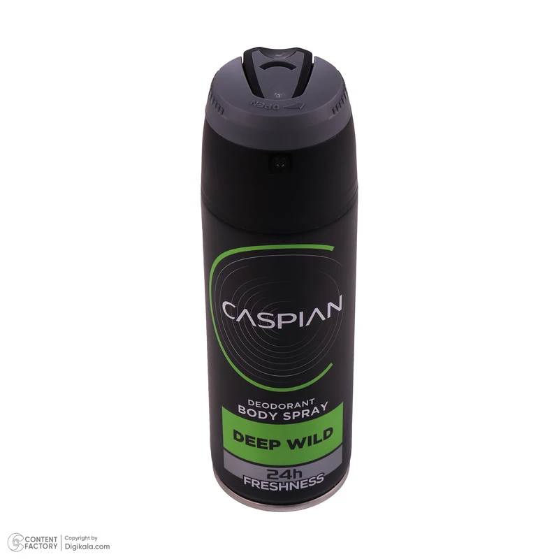 عکس شماره 4 : اسپری دئودورانت بدن مردانه کاسپین مدل deep wild حجم 150 میلی لیتر