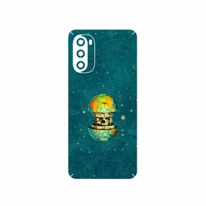 MAHOOT Collage of Earth Face Cover Sticker for Motorola Moto G52