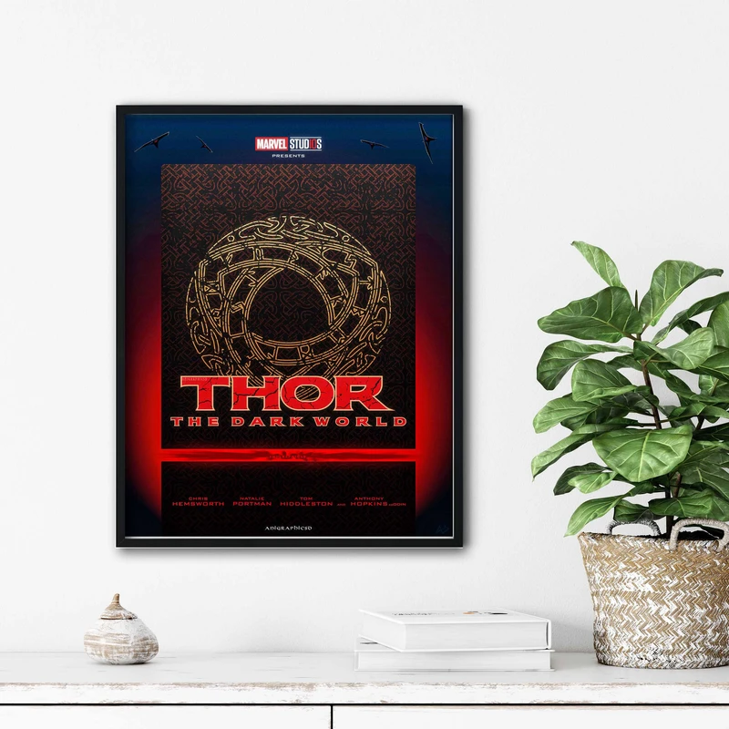 تابلو آتریسا طرح پوستر فیلم thor مدل ATm293