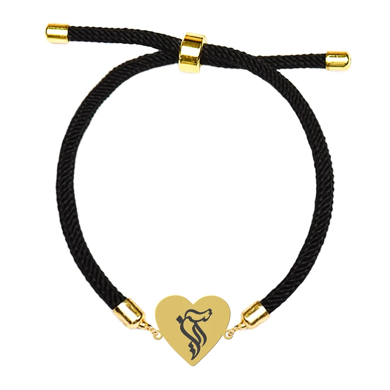 دستبند بندی زنانه هایکا طرح قلب و اسم آرتین کد bd.jh 565