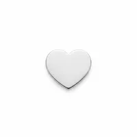 آویز گردنبند نقره زنانه مدل قلب سه بعدی