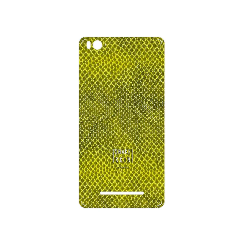 برچسب پوششی ماهوت مدل Yellow Snake Skin مناسب برای گوشی موبایل شیائومی Mi 4c