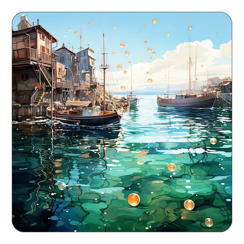 مگنت کاکتی طرح نقاشی رنگ روغن مدل mp69570