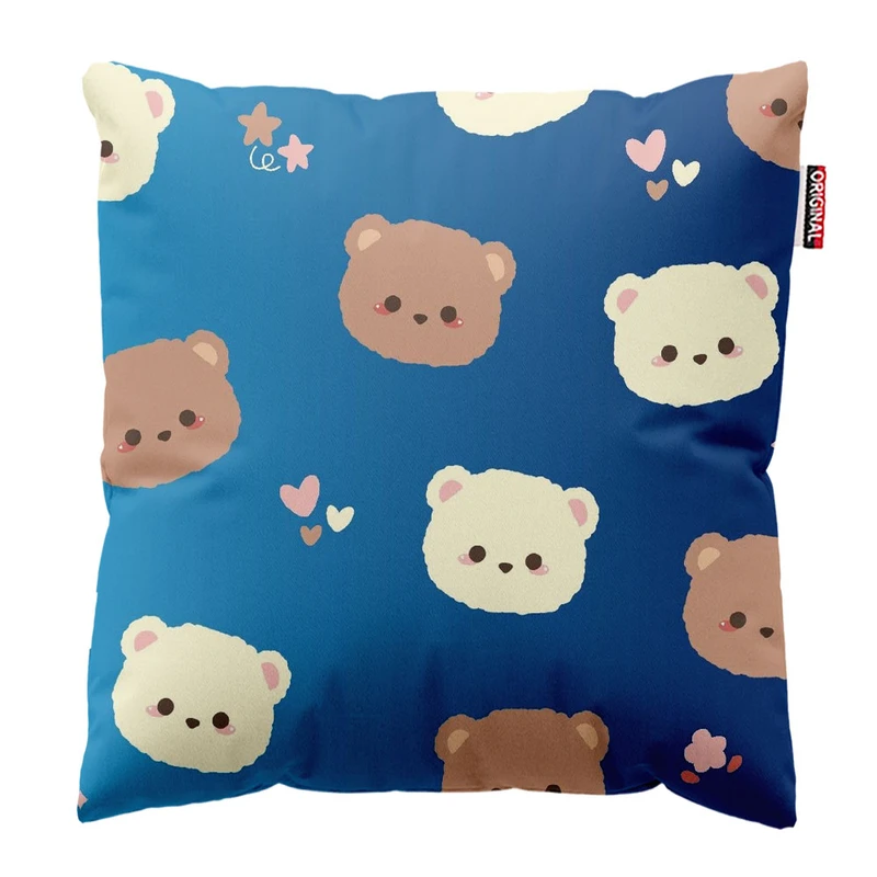 کوسن پاد آفرین طرح کارتونی بچگانه کد 3121 سایز 30*30 سانتی متر