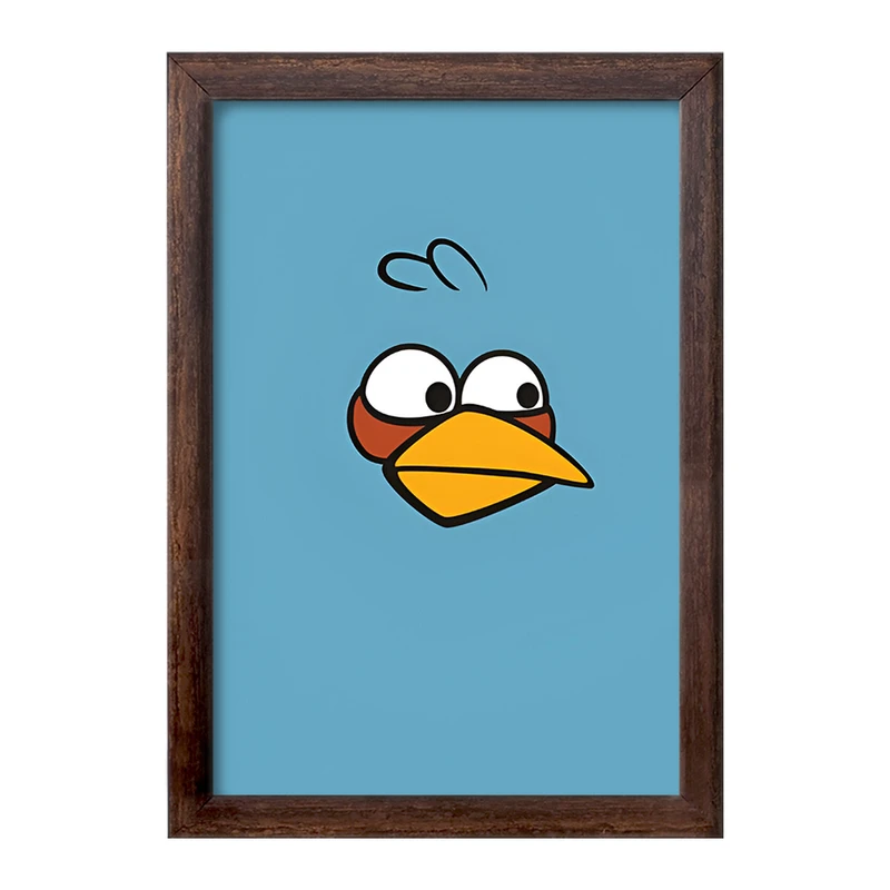 تابلو خندالو طرح پرندگان خشمگین (Angry Birds) کد F3305