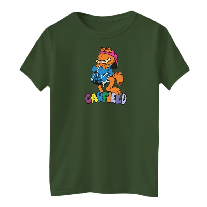 تی شرت آستین کوتاه بچگانه مدل گارفیلد کد05
