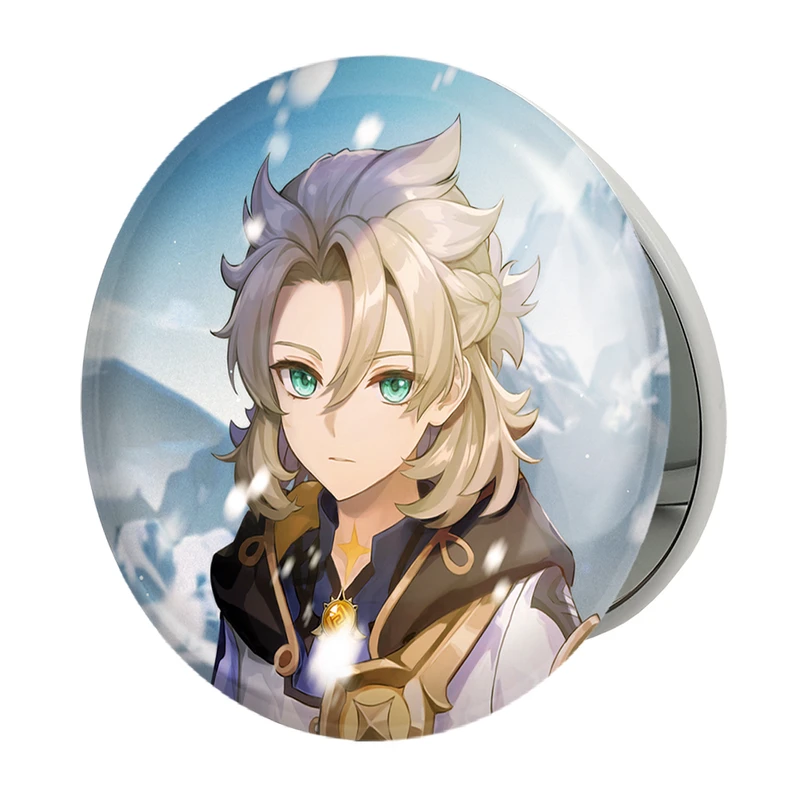 آینه جیبی خندالو طرح بازی گنشین ایمپکت Genshin Impact مدل تاشو کد 25688 