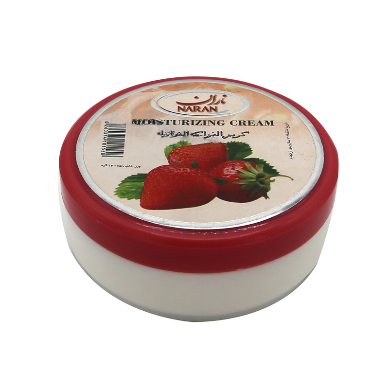 کرم مرطوب کننده ناران مدل توت فرنگی وزن 140 گرم