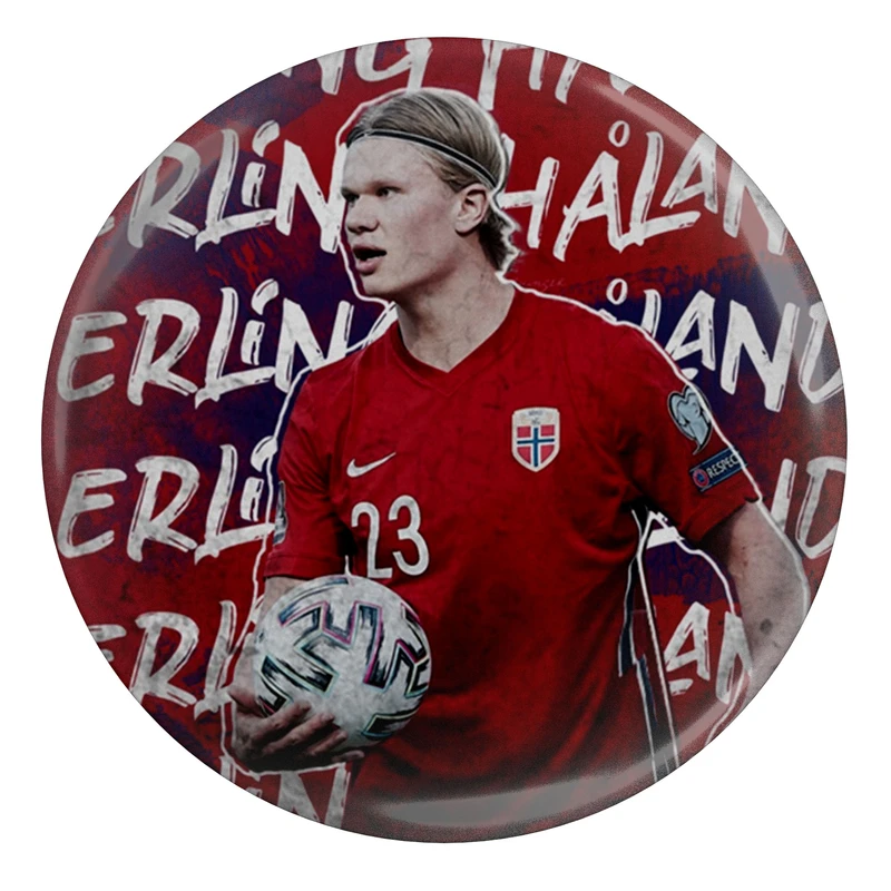 مگنت مدل S13613 طرح ارلینگ هالند بازیکن فوتبال منچستر سیتی