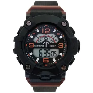 ساعت مچی دیجیتال مردانه امپاور مدل ورزشی ضدآب چراغدار استخری کد 30