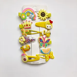 گیره مو دخترانه مدل Y01 بسته 12 عددی