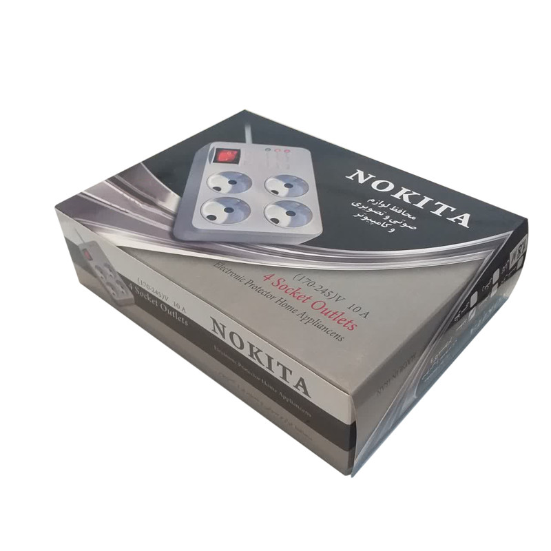 محافظ ولتاژ نوکیتا مدل سیار 4port 2m