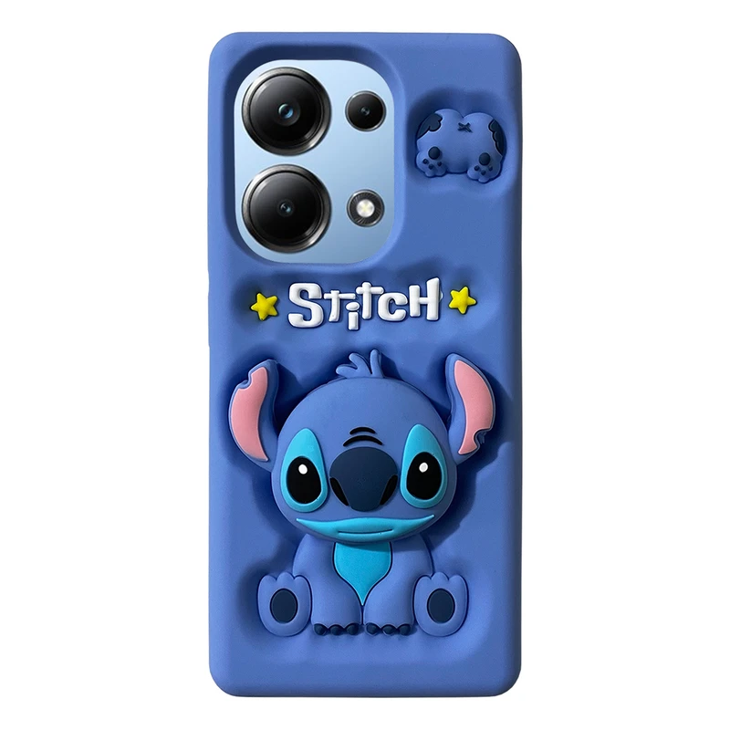 کاور مدل سیلیکون طرح استیچ مناسب برای گوشی موبایل شیائومی   Redmi Note 13Pro 4G / POCO M6PRO 4G