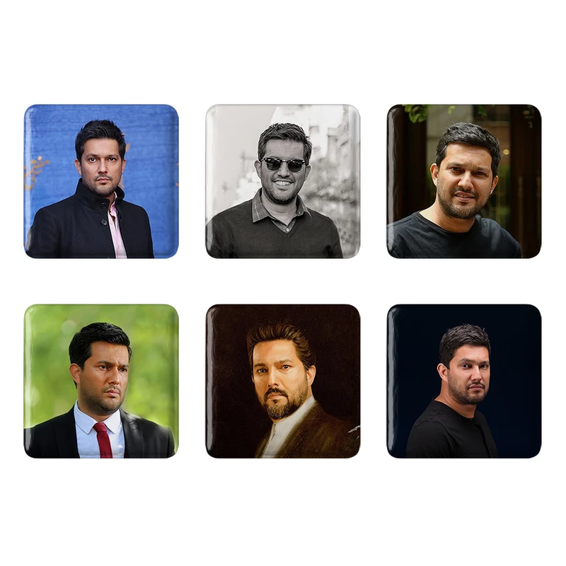 مگنت خندالو مدل حامد بهداد کد 365B مجموعه 6 عددی