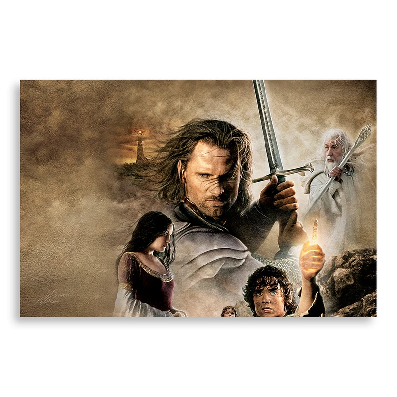 تابلو شاسی طرح فیلم ارباب حلقه ها The Lord of the Rings مدل NV0424