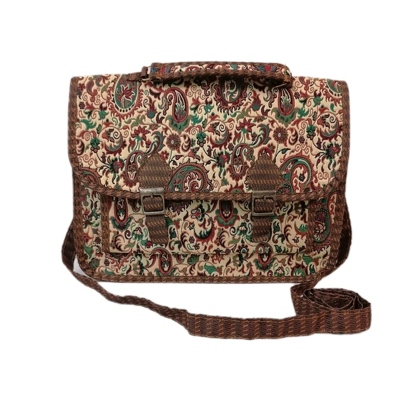 کیف دستی دست دوز زنانه مدل دانشجویی کد 6