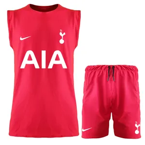 ست تاپ و شلوارک مردانه طرح تاتنهام مدل 140148528 رنگ قرمز