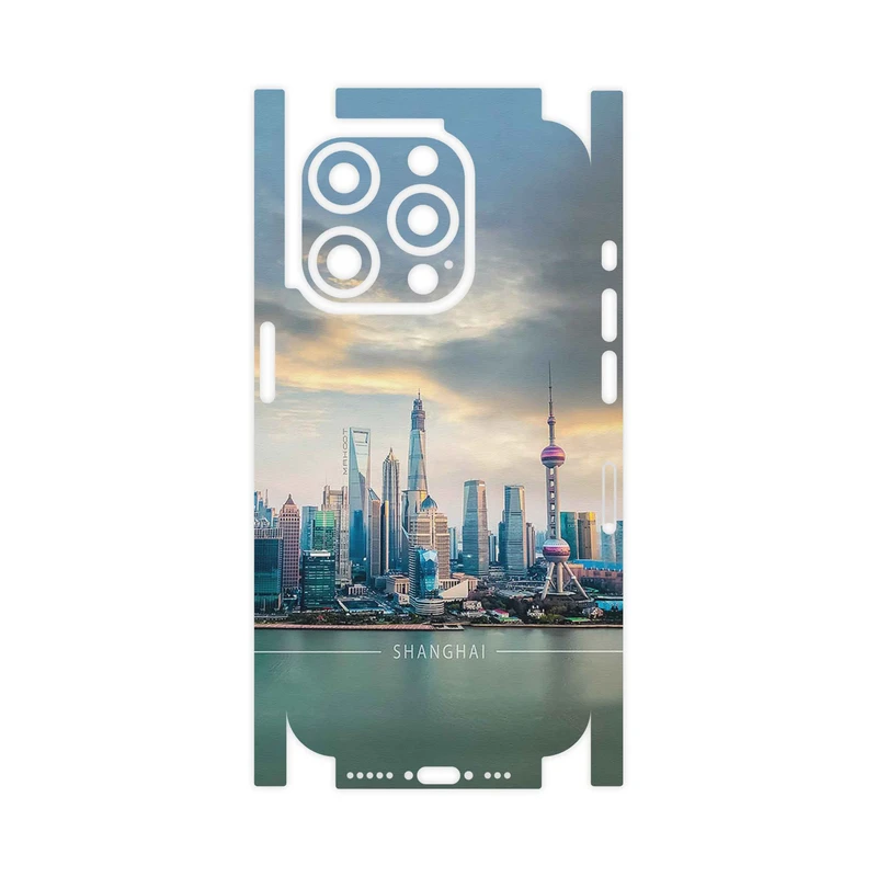 برچسب پوششی ماهوت مدل Shanghai_City-FullSkin مناسب برای گوشی موبایل اپل iPhone 15 Pro