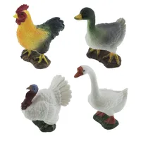 فیگور مدل پرندگان ارتفاع 5 سانتی متر مجموعه 4 عددی