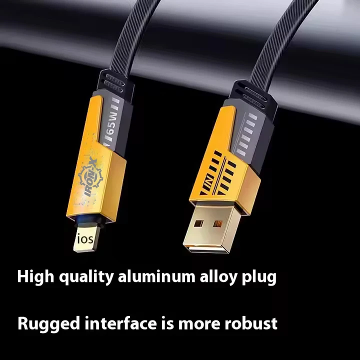 عکس شماره 10 : شارژر دیواری 25 وات دو پورت آیرون ایکس مدل pdqc30 به همراه کابل تبدیل usb-usb-c به لایتنینگ-usb-c طول 1.5 متر