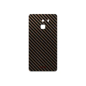 MAHOOT Glossy-Brown-Fiber Cover Sticker for Honor 7